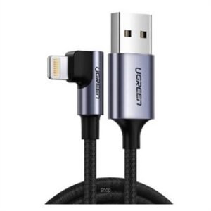 314935_1 Ugreen USB-A To Right Angle Lightning Cable 1M