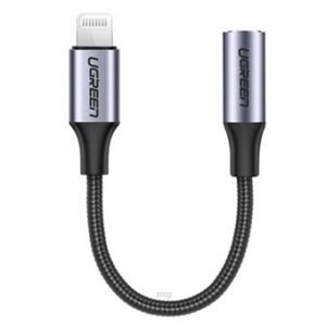 314937_1 Ugreen Lightning M/F Round Cable Aluminum Shell 10cm with Braided