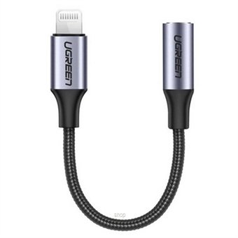 314937_1 Ugreen Lightning M/F Round Cable Aluminum Shell 10cm with Braided