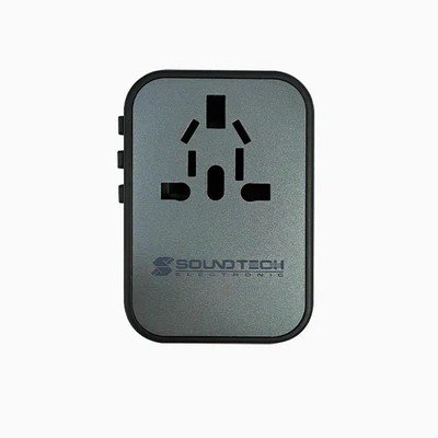 TA-355_Shopify_01_large Soundteoh Travel Adaptor with 20W USB A+C Quick Charger - TA-720